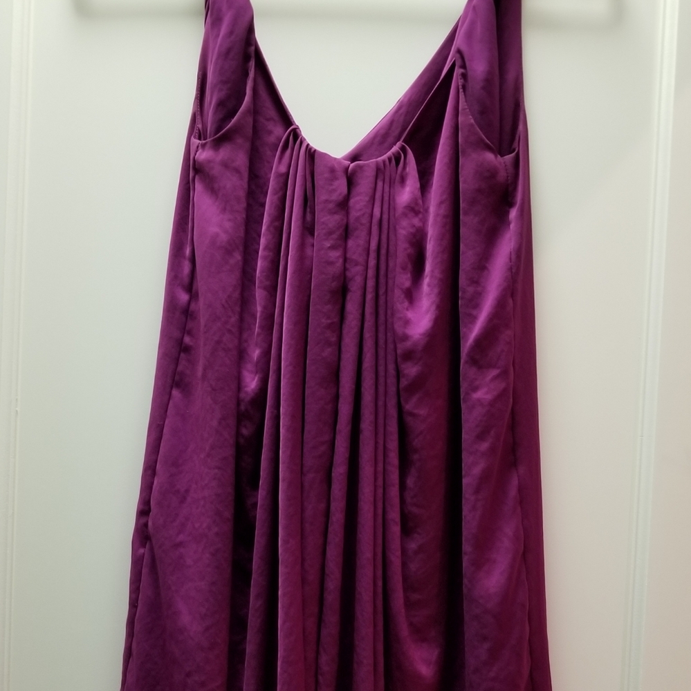 DVF silk waterfall dress